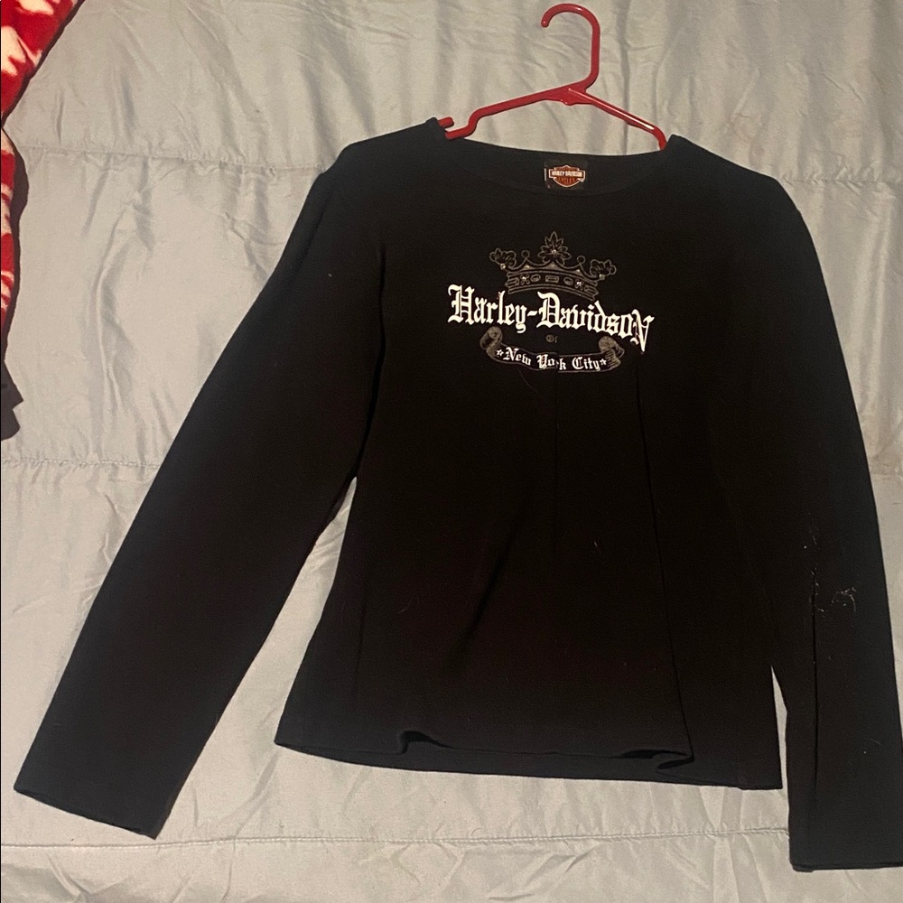 Harley-Davidson Black Long Sleeve Shirt